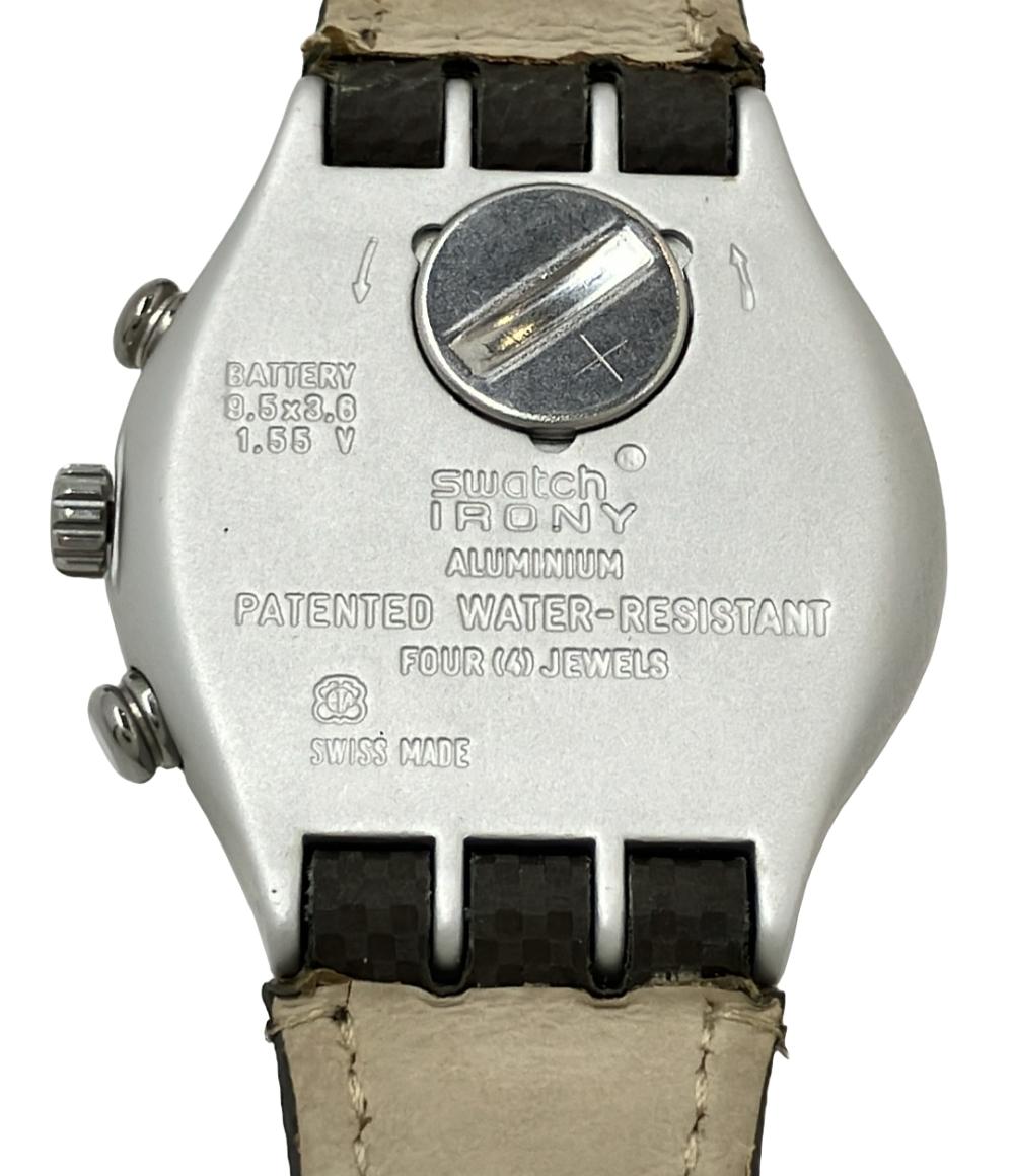 スウォッチ 腕時計 IRONY クオーツ ブラウン メンズ Swatch