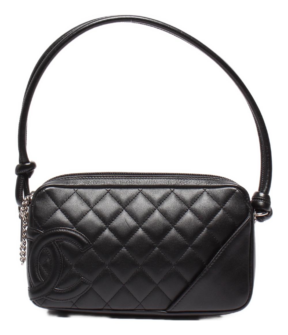 CHANEL ハンドバッグ カンボンライン ラムスキン シルバー金具 A25175 レディース シャネル