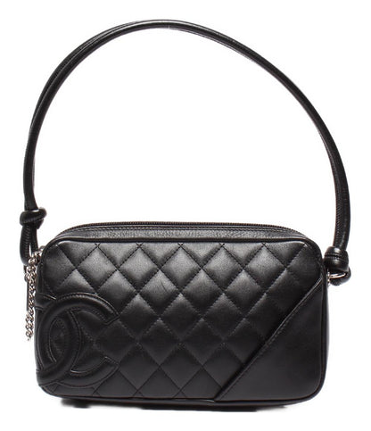 CHANEL ハンドバッグ カンボンライン ラムスキン シルバー金具 A25175 レディース シャネル