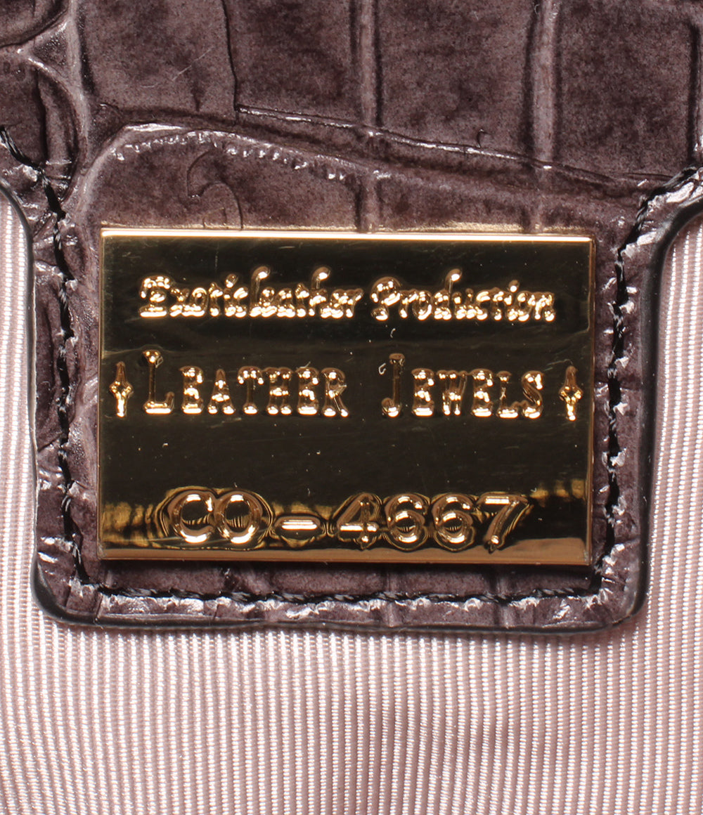 LEATHER JEWELS 2WAY ハンドバッグ ショルダーバッグ 斜め掛け レディース レザージュエルズ