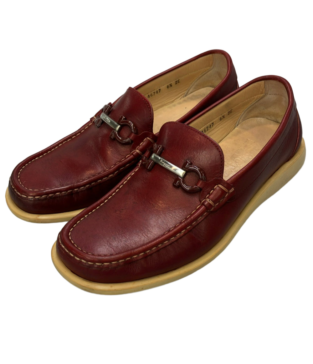 Salvatore Ferragamo ガンチーニビットローファー レディース SIZE 6 1/2 サルヴァトーレフェラガモ
