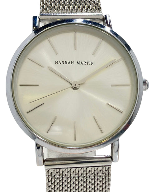 HANNAH MARTIN 腕時計 クオーツ シルバー メンズ