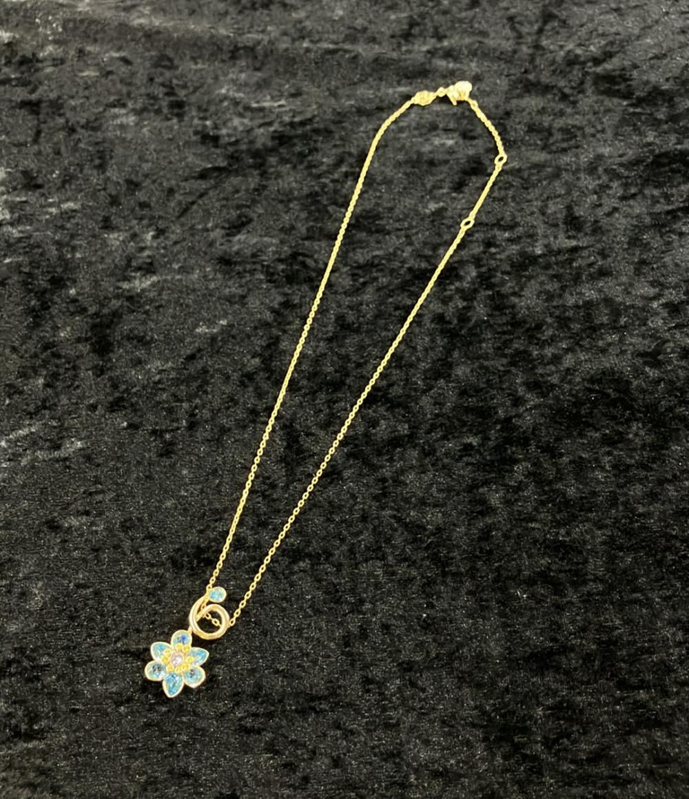 美品 スワロフスキー ネックレス フラワーモチーフ レディース SWAROVSKI