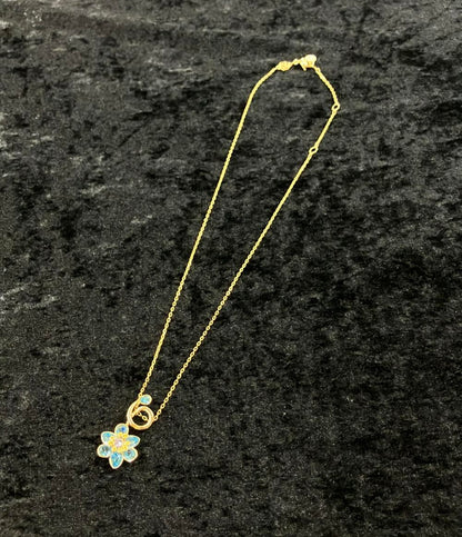 美品 スワロフスキー ネックレス フラワーモチーフ レディース SWAROVSKI