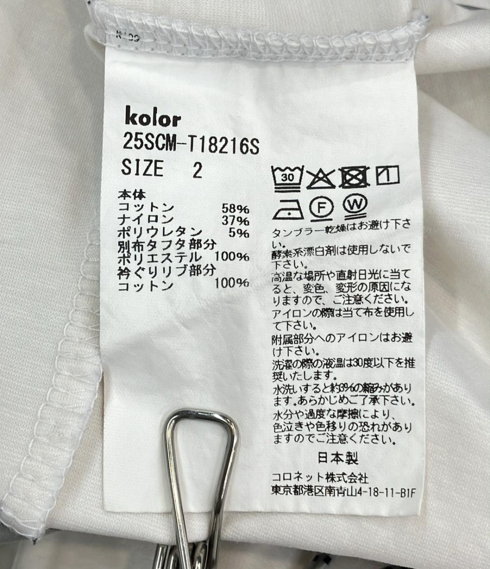 カラー 半袖シャツ 25SCM-T18216S レディース SIZE 2 (M) kolor kolor 半袖シャツ 25SCM-T18216S レディース SIZE 2 (M) カラー