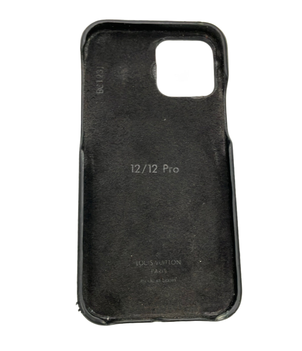 LOUIS VUITTON スマホケース iPhone12 12Pro カーフレザー バンパー
