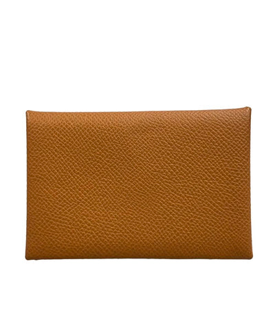 HERMES カードケース シルバー金具 W刻印 カルヴィ レディース エルメス