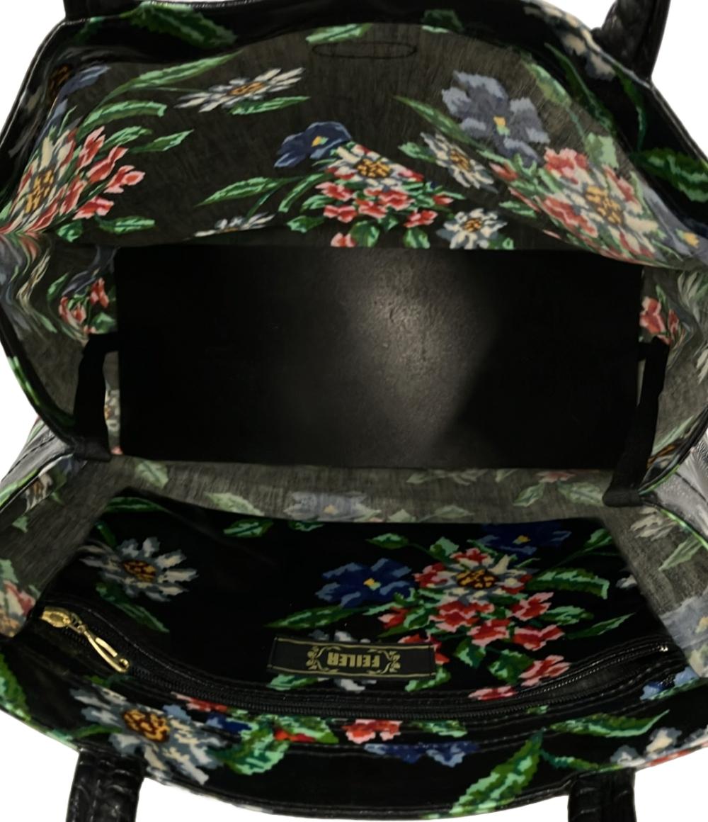 訳あり フェイラー トートバッグ 花柄 レディース FEILER