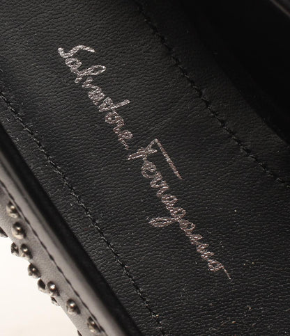 美品 サルヴァトーレフェラガモ ローファー VIVALDO スタッズ レディース SIZE 4 1/2 (XS) Salvatore Ferragamo