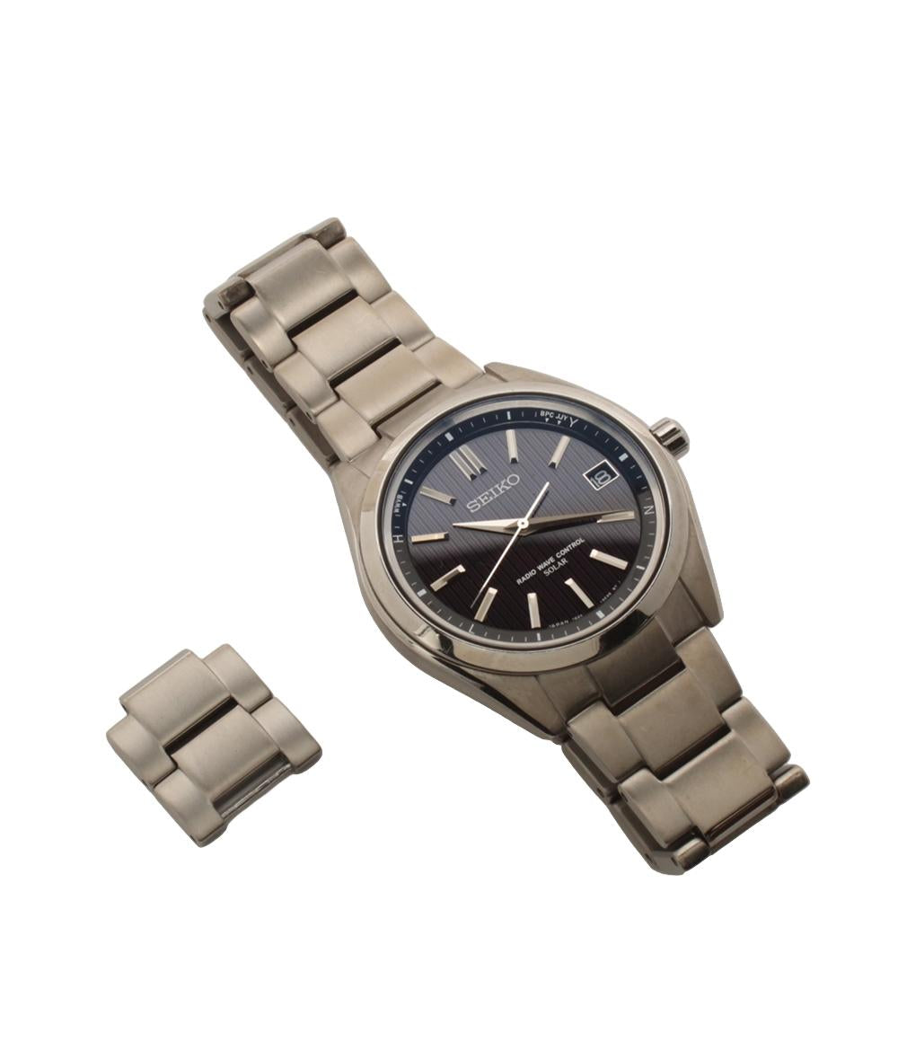 SEIKO 腕時計 ブライツ BRIGHTZ ソーラー ブラック 7B24-0BH0 メンズ セイコー