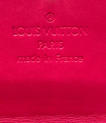 訳あり LOUIS VUITTON Wホック 二つ折り財布 ポルトモネビエカルトクレディ ヴェルニ M91248 レディース ルイ・ヴィトン