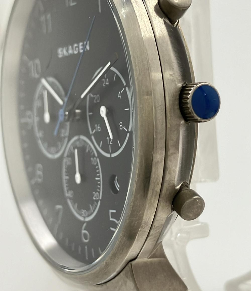 SKAGEN 腕時計 クオーツ ブラック SKW6165 メンズ スカーゲン