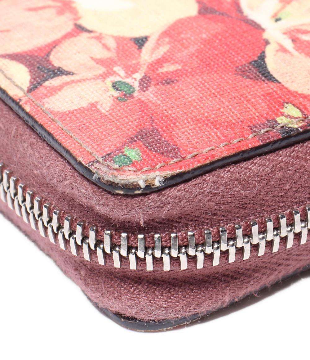 グッチ ラウンドファスナー長財布 GGブルームス 404071-0416 レディース GUCCI