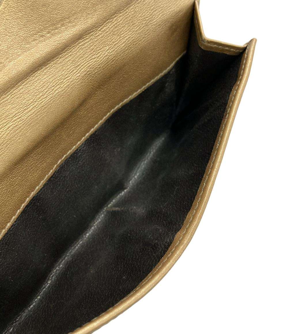 グッチ ダブルホック 二つ折り長財布 GGキャンバス 203550 2091 レディース GUCCI