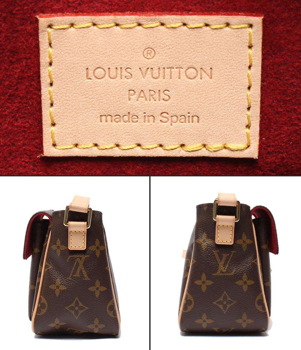 美品 LOUIS VUITTON ショルダーバッグ 肩掛け 斜め掛け ヴィバシテPM モノグラム M51165 レディース ルイ・ヴィトン