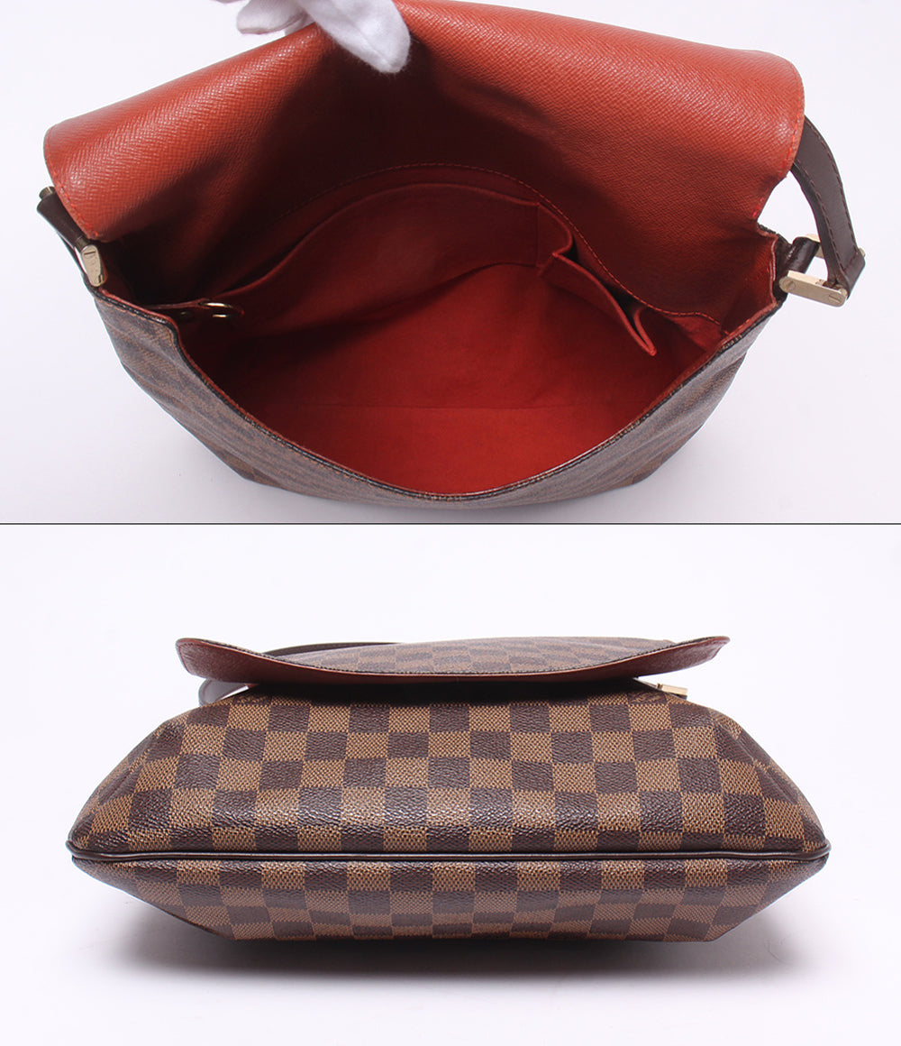 LOUIS VUITTON ショルダーバッグ 斜め掛け ミュゼット ダミエ エベヌ N51302 レディース ルイ・ヴィトン