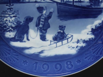 ロイヤルコペンハーゲン イヤープレート 飾り皿 18cm 1998 Royal Copenhagen