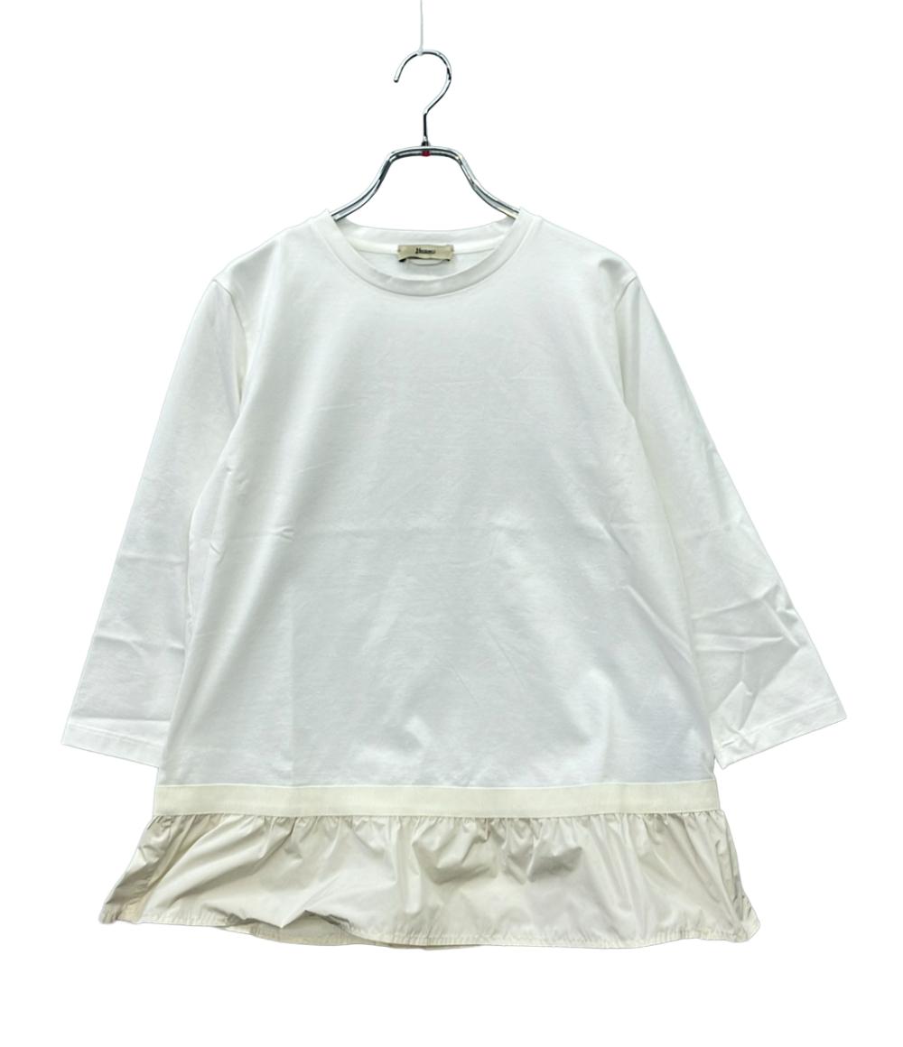 Herno 長袖カットソー フリル JG000153D レディース SIZE 42 (L) ヘルノ