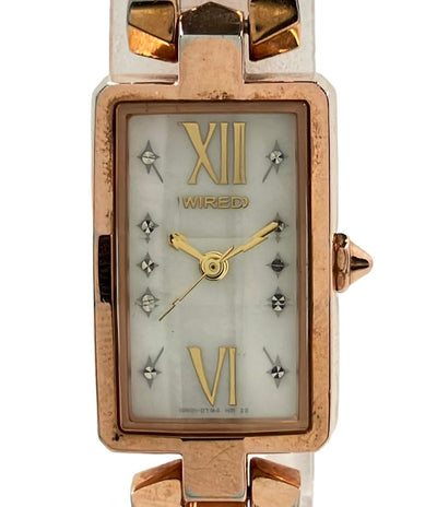 セイコー 腕時計 WIRED ワイアード クオーツ シェル 1N01-0MT0 レディース SEIKO