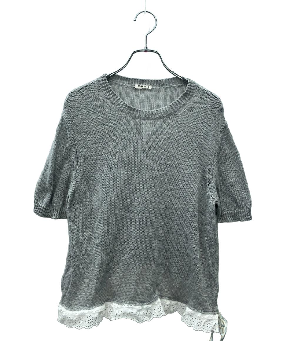 Miu Miu 半袖セーター レディース SIZE 40 (L) ミュウ ミュウ