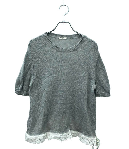 Miu Miu 半袖セーター レディース SIZE 40 (L) ミュウ ミュウ