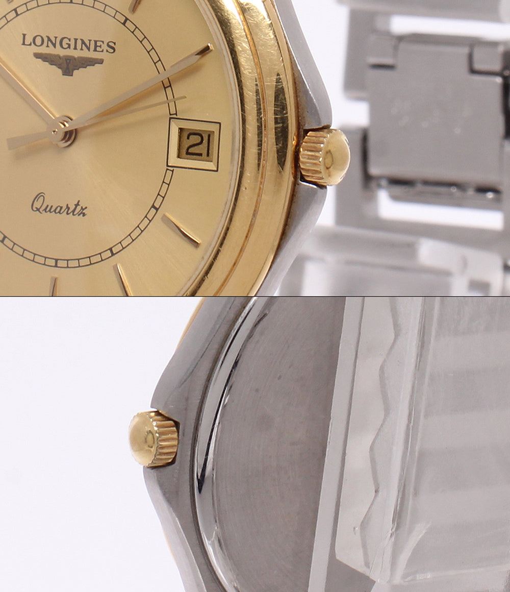LONGINES 腕時計 フラッグシップ クオーツ ゴールド 7283 メンズ ロンジン