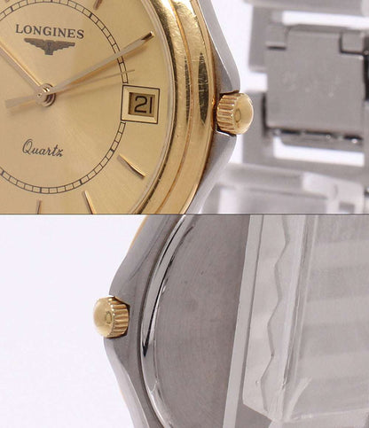 LONGINES 腕時計 フラッグシップ クオーツ ゴールド 7283 メンズ ロンジン