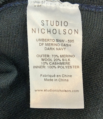 STUDIO NICHOLSON 半袖ニット クールネック レディース SIZE 0 (XS) スタジオニコルソン