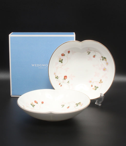 美品 WEDGWOOD マリアージュボウル 皿 2点セット 20cm ワイルド