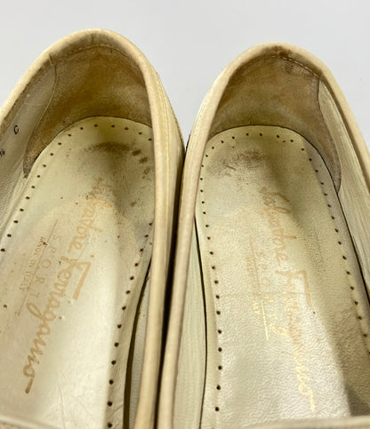 Salvatore Ferragamo ローファー ガンチーニ レディース SIZE 7 1/2 サルヴァトーレフェラガモ