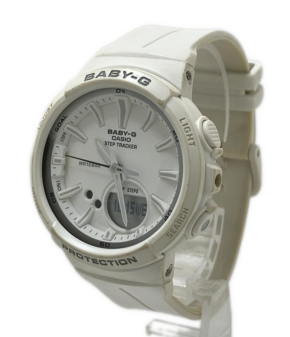 カシオ 腕時計 BABY-G クオーツ ホワイト BGS-100SC レディース CASIO