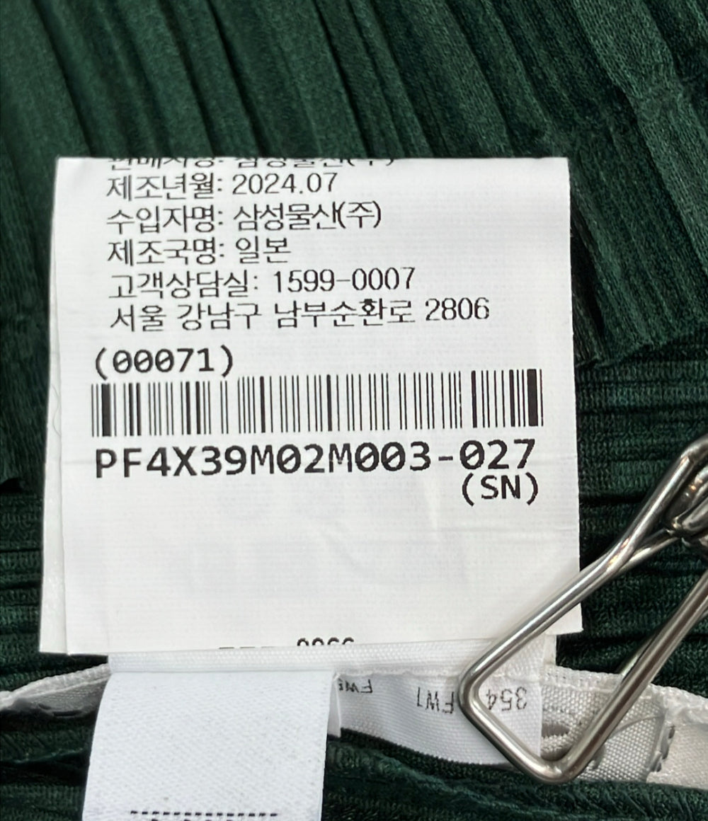 美品 PLEATS PLEASE プリーツ長袖カーディガン PP48-JO143 レディース SIZE 3 (L) プリーツプリーズ