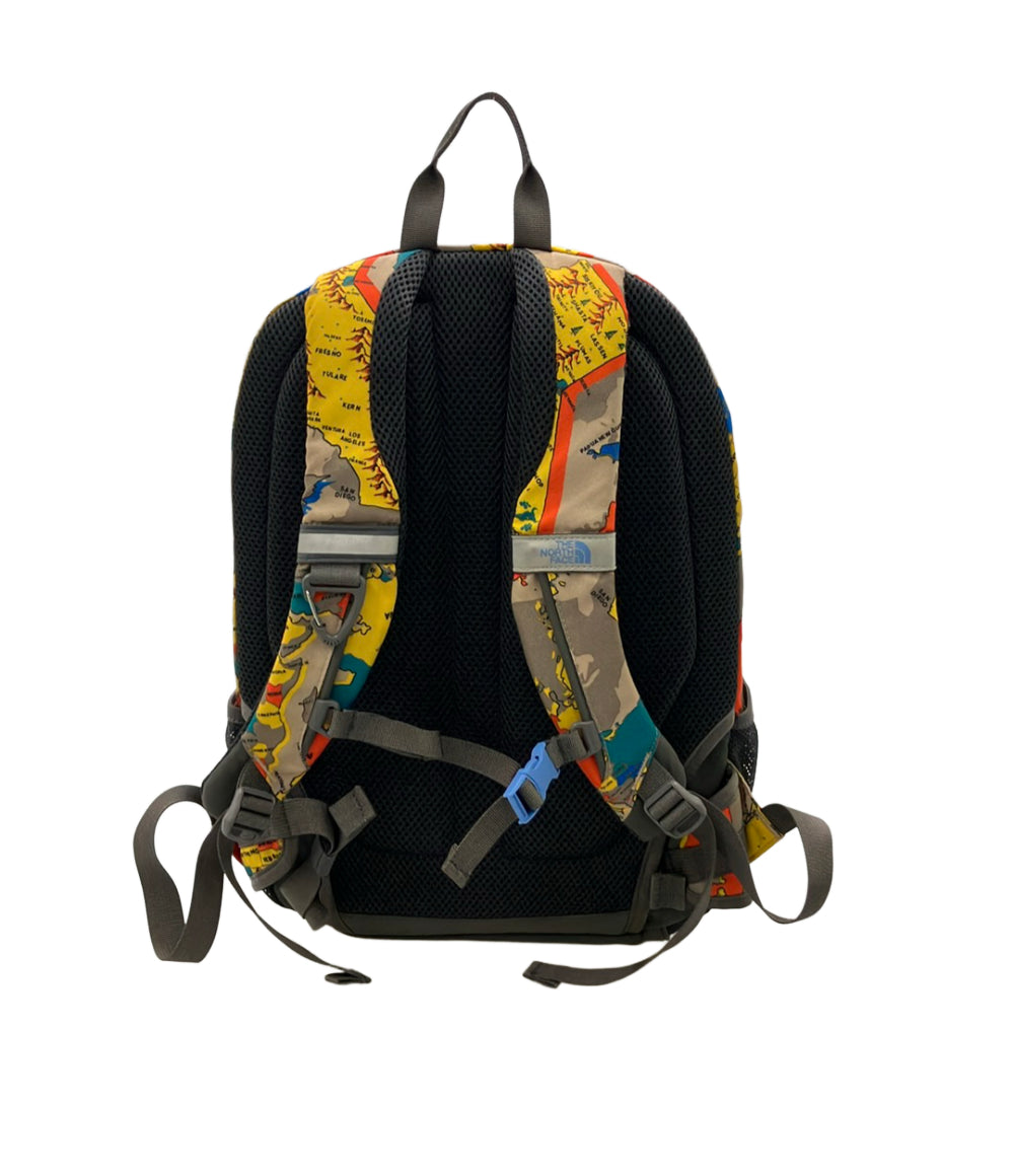 美品 THE NORTH FACE リュック デイパック 地図柄 ラウンディ Roundy NMJ72202 キッズ ザ・ノース・フェイス