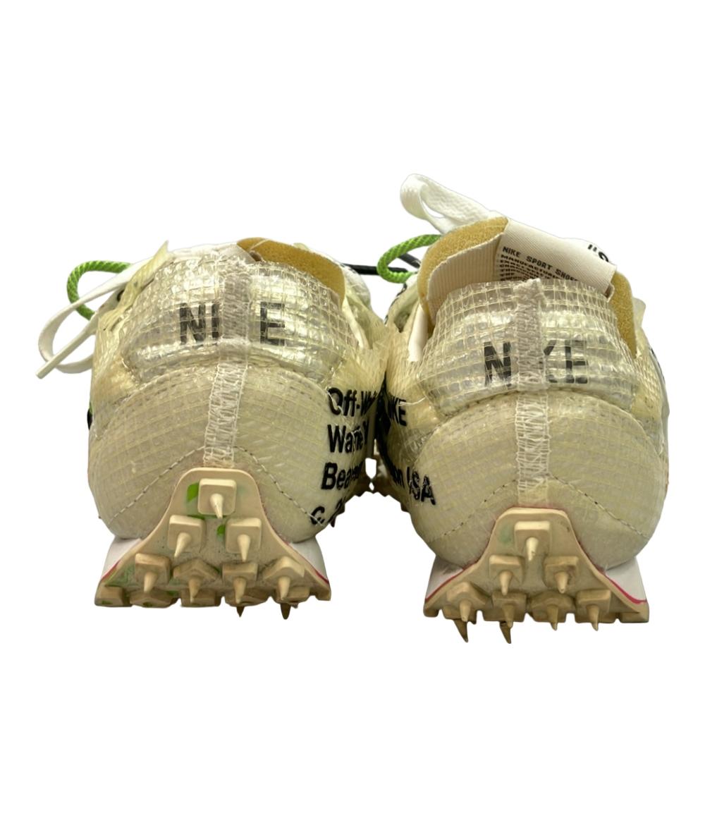 NIKE OFF-WHITE ローカットスニーカー ワッフル レーサー CD8180-100 レディース SIZE 22.5 (S) ナイキ オフホワイト