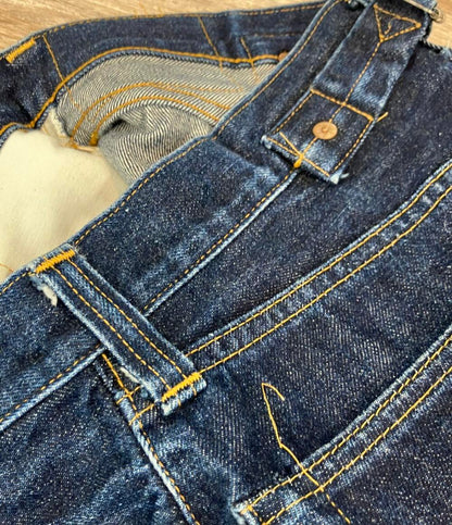 Levi's デニムパンツ ダメージ ヴィンテージ 汚れ加工 201XX 98年製 USA製 ボタンフライ 201-0003 メンズ SIZE 32 (S) リーバイス