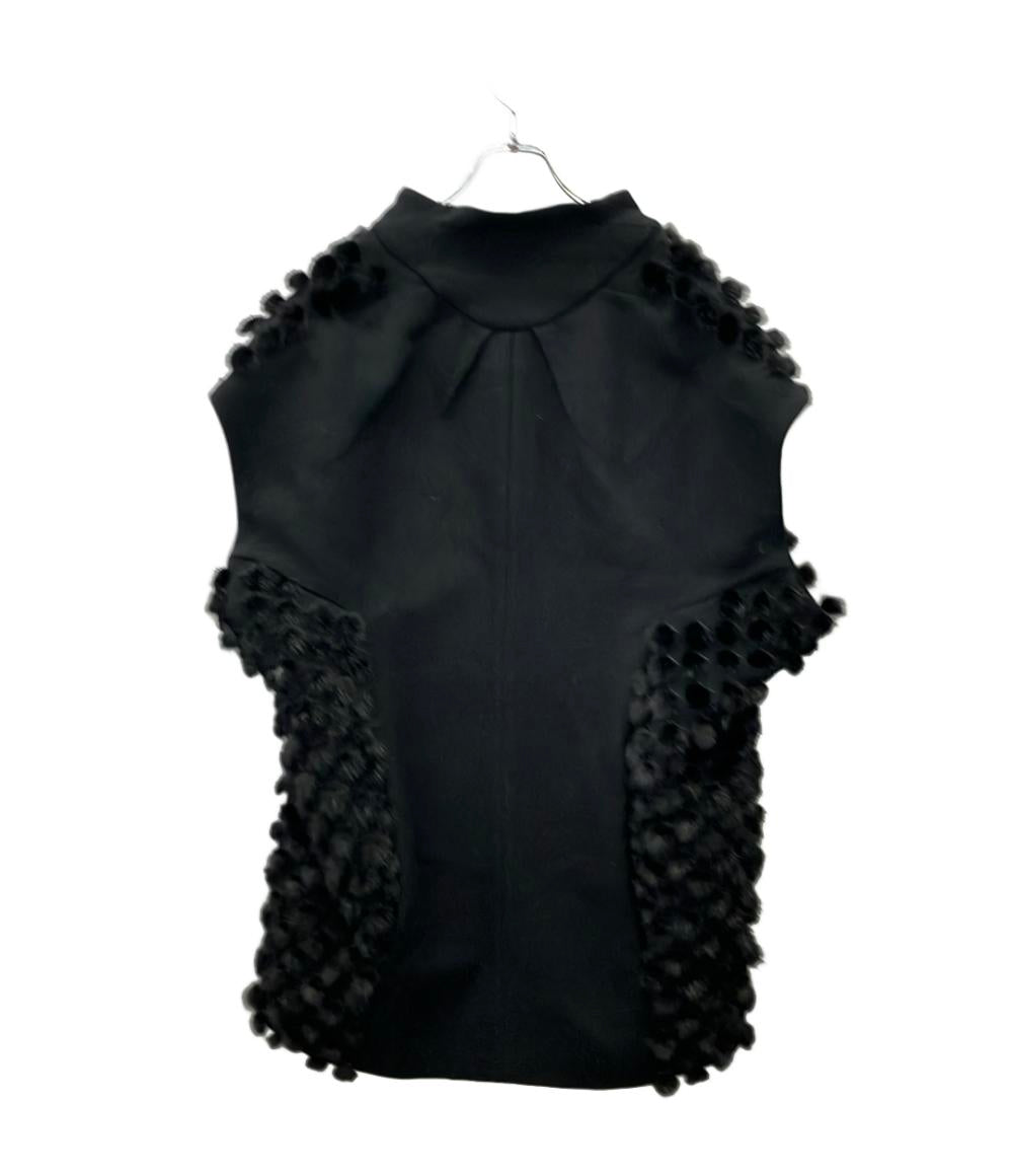 MARNI ジレ バージンウール ミンクポンポン ロング コート GLMNI15Q00P0820 レディース SIZE 38 (M) マルニ
