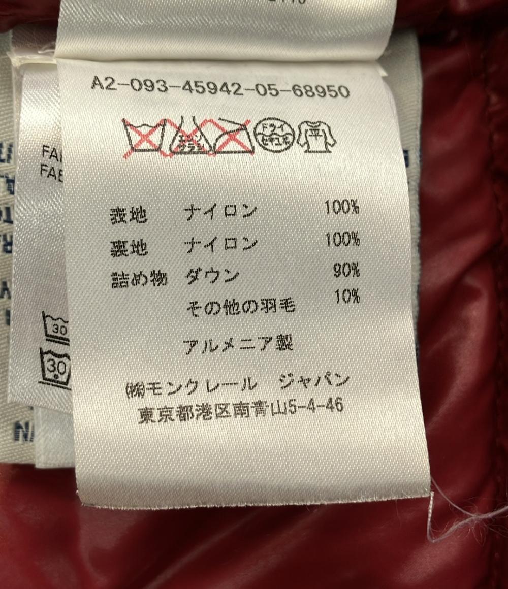 MONCLER ダウンジャケット  BADY レッド A2-093-45942-05-68950 レディース SIZE 2 (M) モンクレール