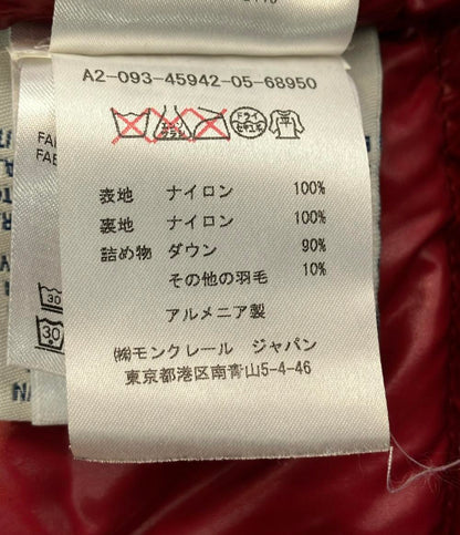 MONCLER ダウンジャケット  BADY レッド A2-093-45942-05-68950 レディース SIZE 2 (M) モンクレール