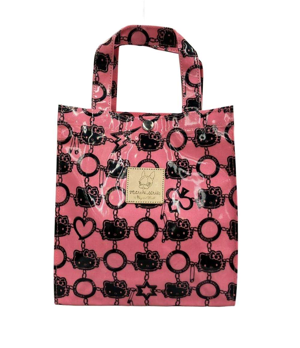 美品 CRYSTAL BALL Hello Kitty トートバッグ レディース クリスタルボール ハローキティ