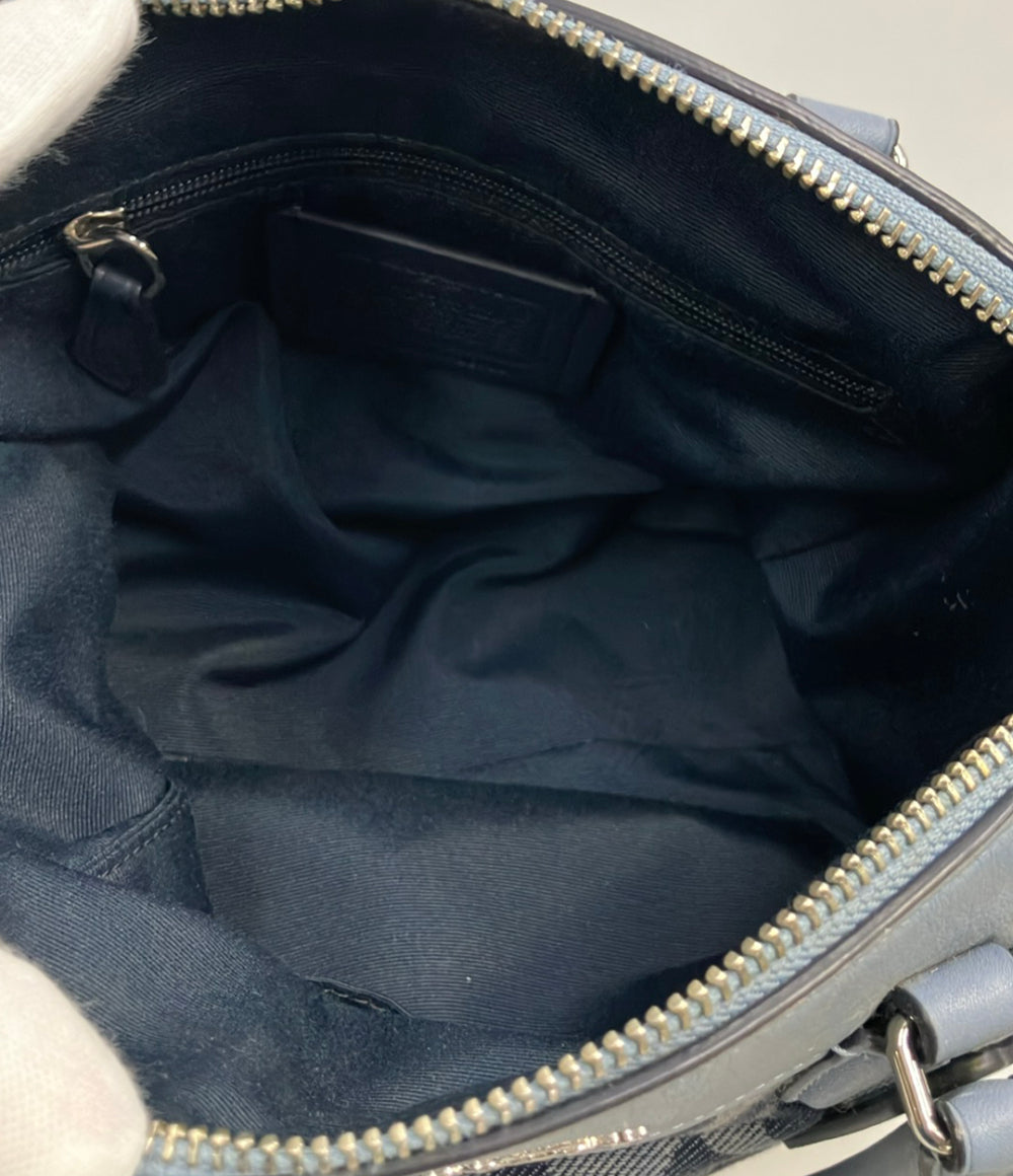 COACH 2WAY ハンドバッグ ショルダーバッグ 斜め掛け デニム シグネチャー F26164 レディース コーチ