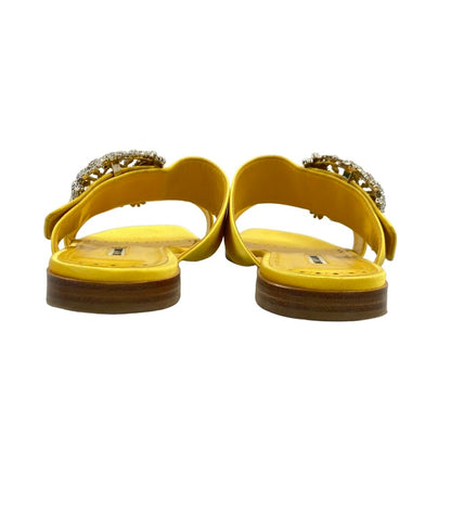 MANOLO BLAHNIK フラットサンダル MARTAMOD レディース SIZE 38 マノロブラニク