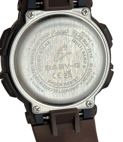 美品 CASIO 腕時計 Baby-G ソーラー ブラウン BGA-2510 レディース カシオ
