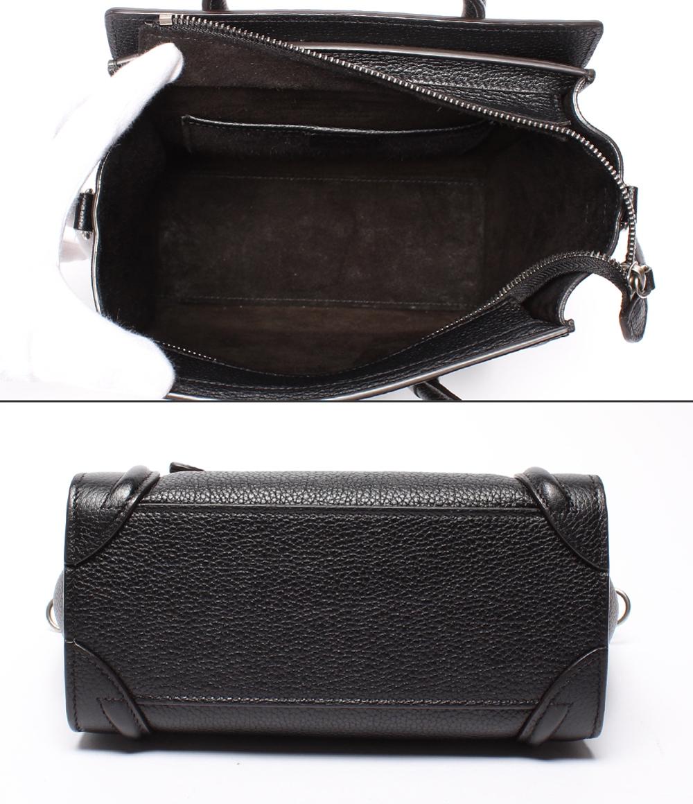 セリーヌ 2way ハンドバッグ ショルダーバッグ 斜め掛け ラゲージナノ 189243 レディース CELINE