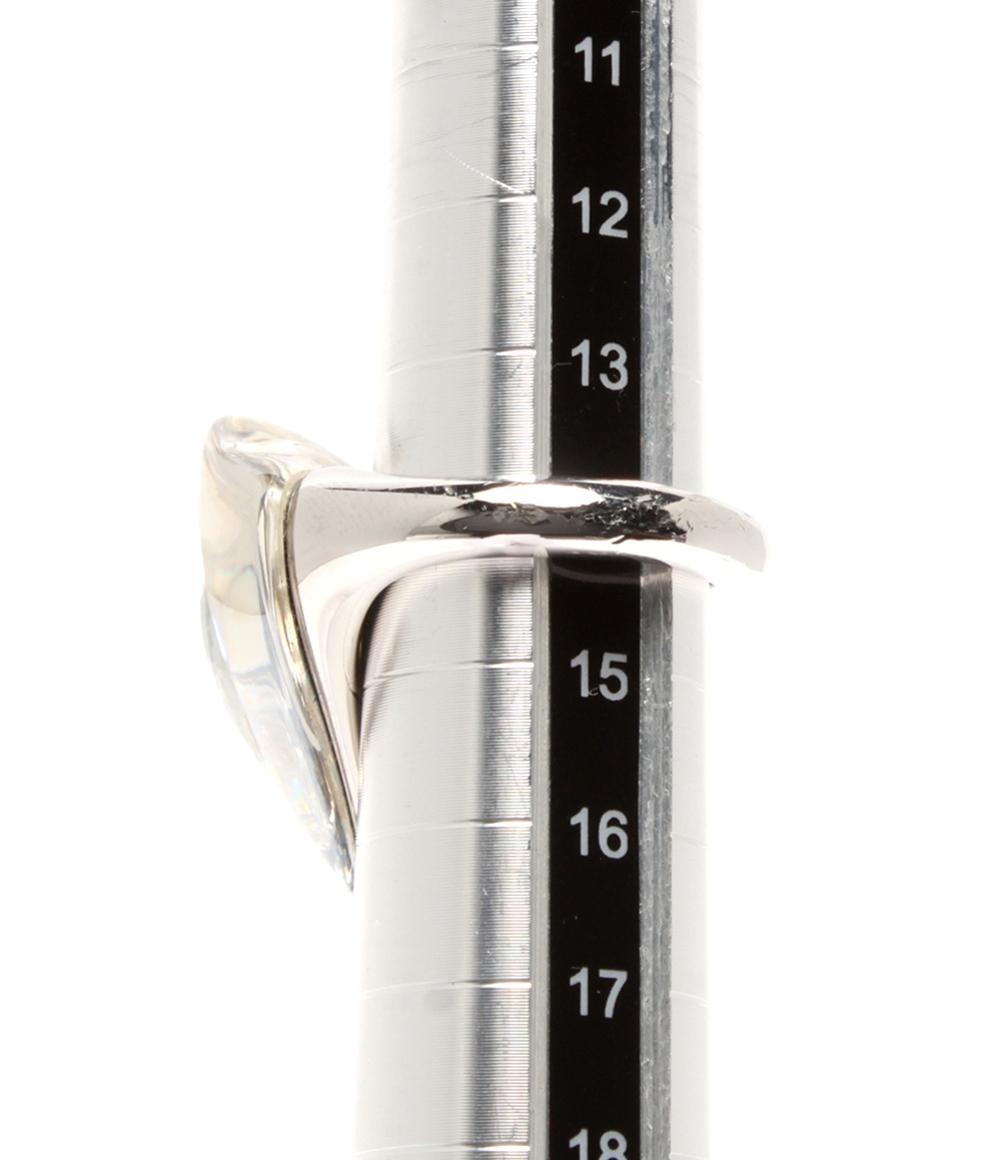 美品 SWAROVSKI リング 指輪 ハートモチーフ レディース SIZE 14号 スワロフスキー