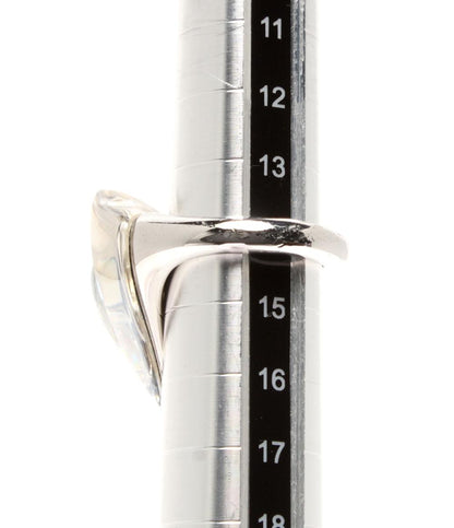 美品 SWAROVSKI リング 指輪 ハートモチーフ レディース SIZE 14号 スワロフスキー