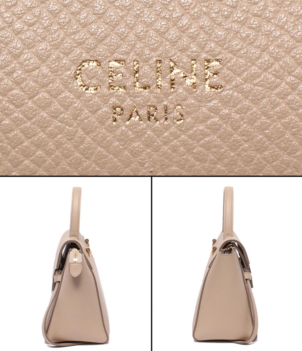 CELINE 2WAYハンドバッグ ショルダーバッグ 肩掛け ベルトバッグ ナノ 189003ZVA レディース セリーヌ