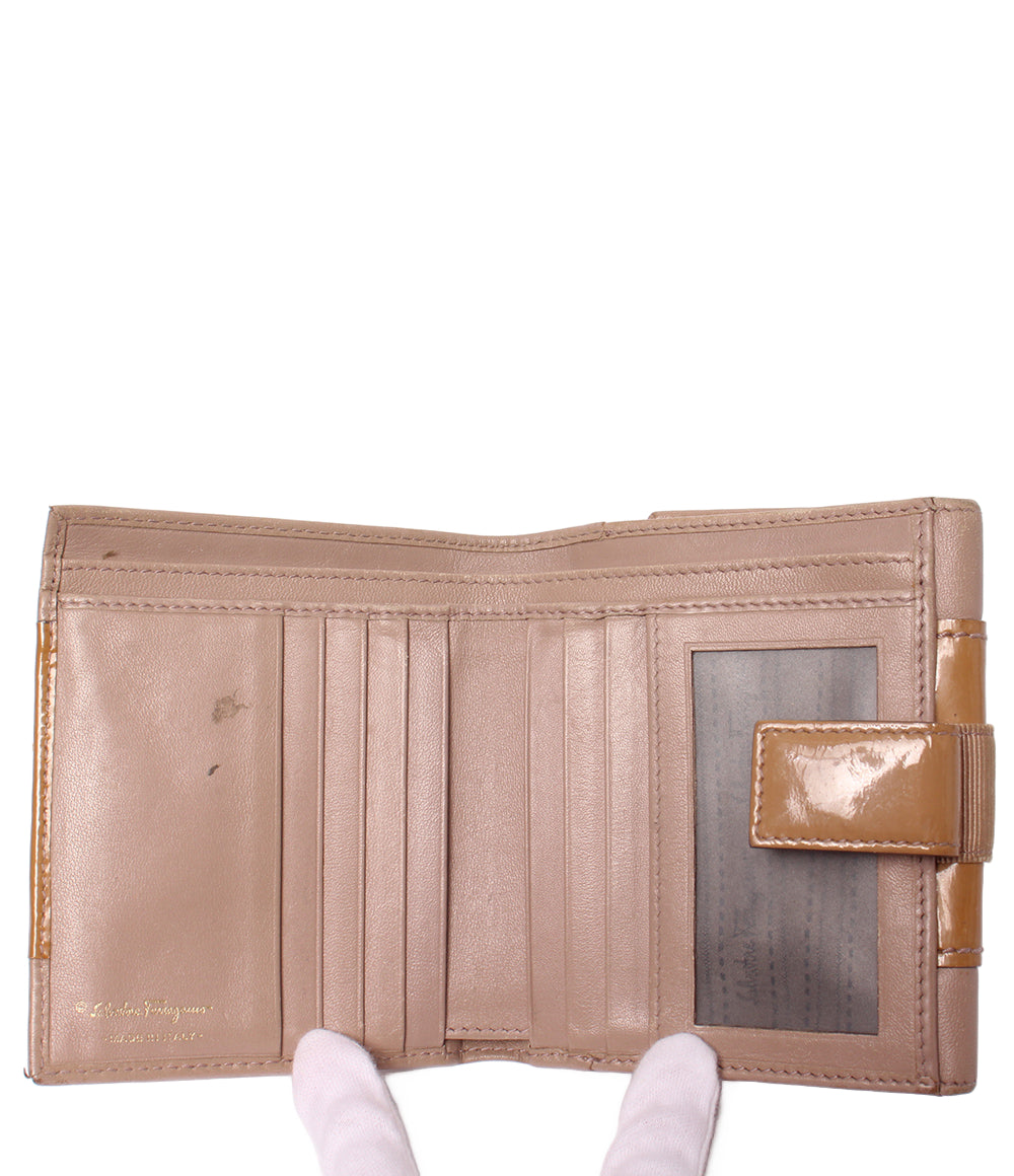 Salvatore Ferragamo Wホック二つ折り財布 ヴァラ レディース サルヴァトーレフェラガモ