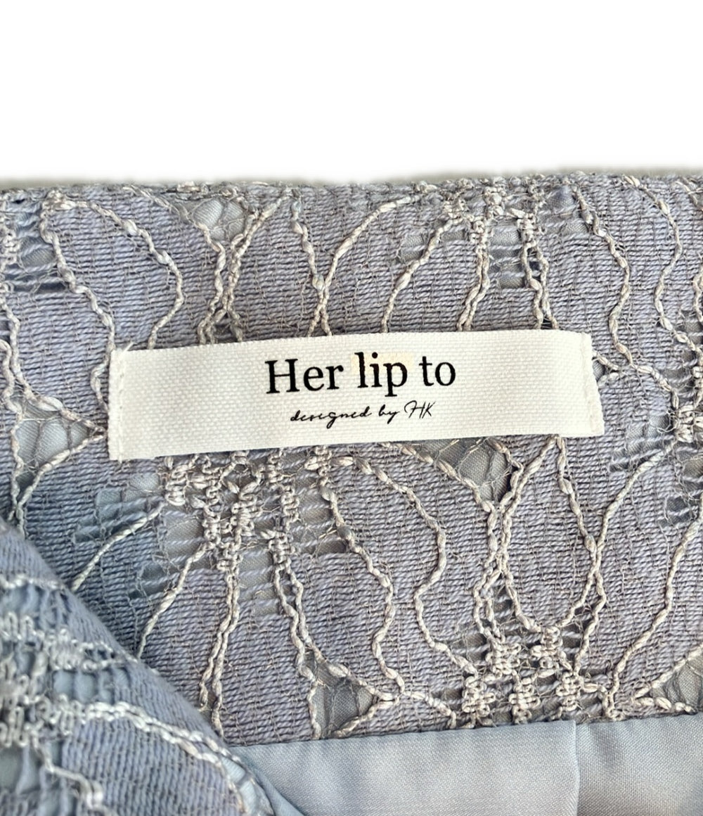 ハーリップトゥ セットアップ フリル袖ワンピース レディース SIZE S Her lip to