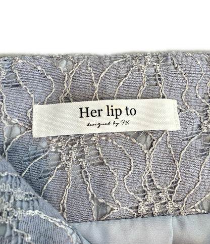 ハーリップトゥ セットアップ フリル袖ワンピース レディース SIZE S Her lip to