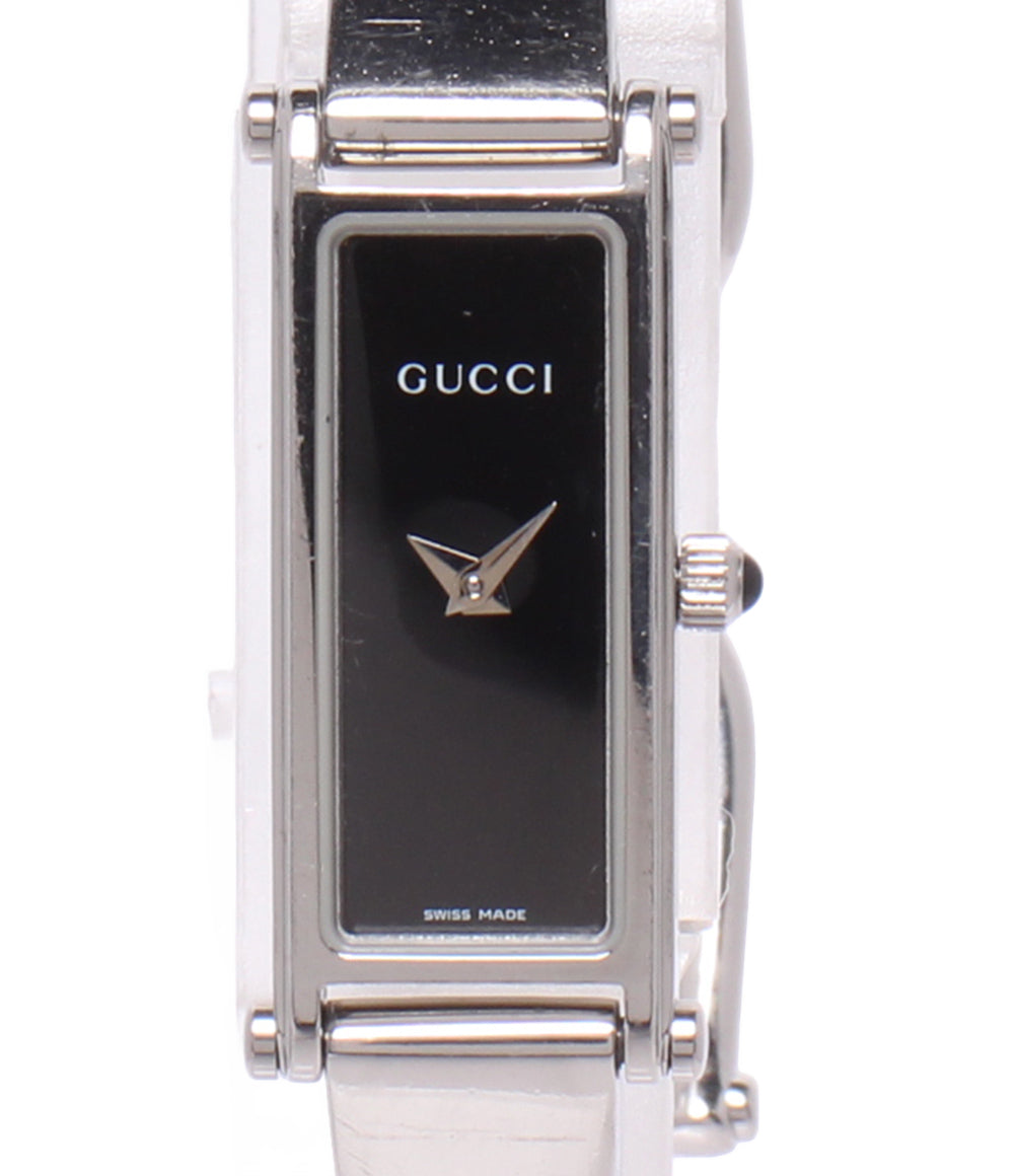 GUCCI 腕時計 クオーツ ブラック 1500L レディース グッチ